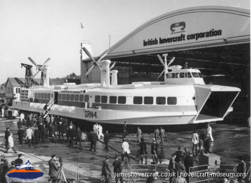 SRN4 prototype GH-2007 -  (credit: The <a href='http://www.hovercraft-museum.org/' target='_blank'>Hovercraft Museum Trust</a>).